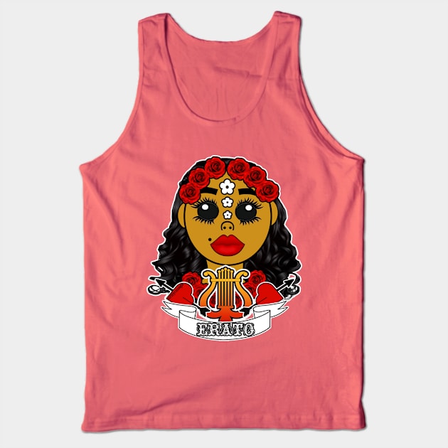 Erato of Nine Muses Tank Top by artbyomega